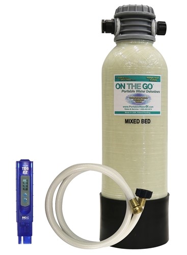 On The Go Portable Mixed Bed Water Deionizer